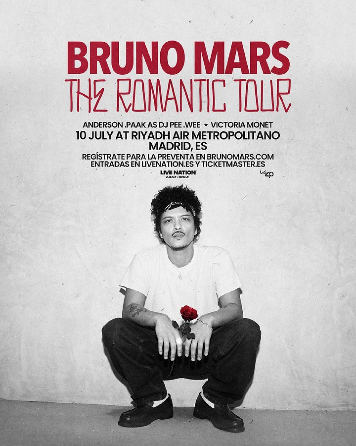 Bruno Mars - The Romantic Tour 10 Jul 2026