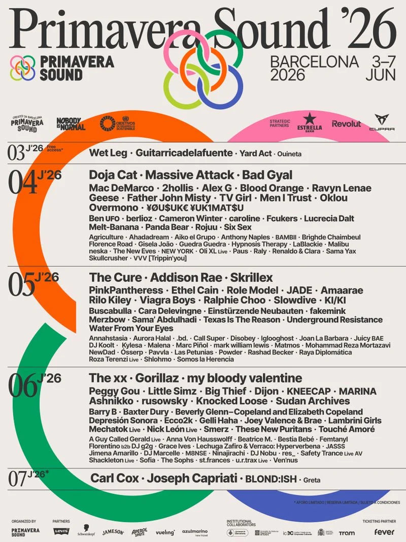 Primavera Sound 2026 — Barcelona